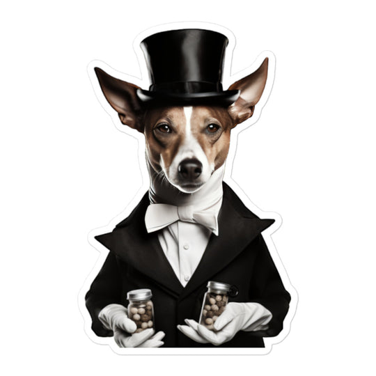 Basenji Pharmacist Sticker - Stickerfy.ai