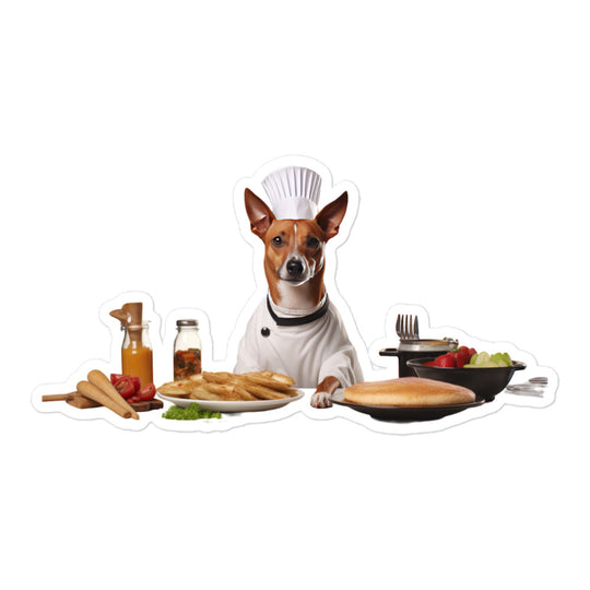 Basenji Chef Sticker - Stickerfy.ai