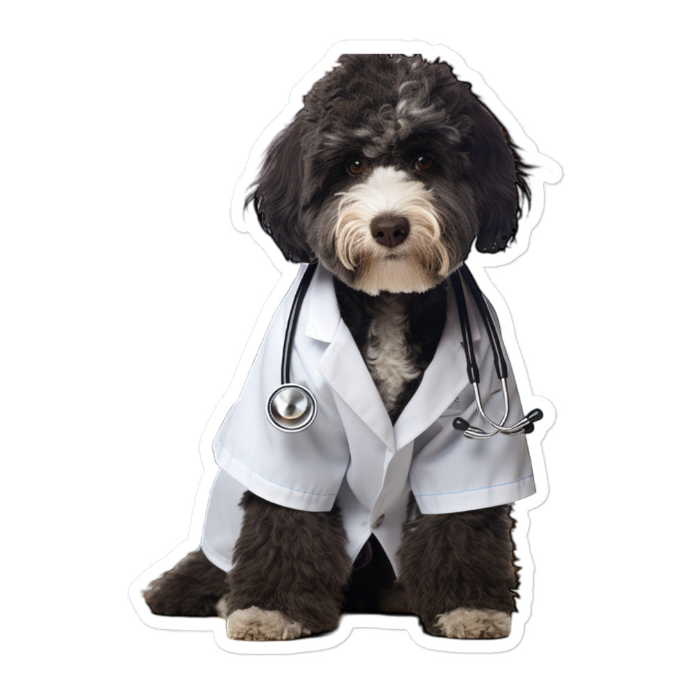 Portuguese Water Doctor Sticker - Stickerfy.ai