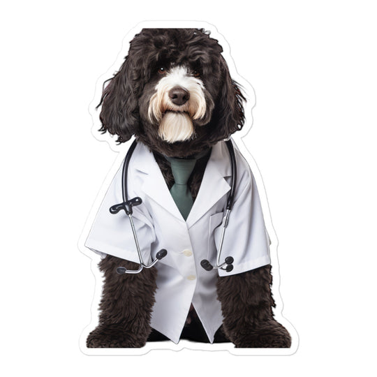 Portuguese Water Doctor Sticker - Stickerfy.ai
