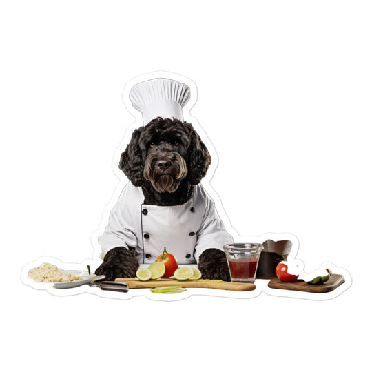 Portuguese Water Chef Sticker - Stickerfy.ai