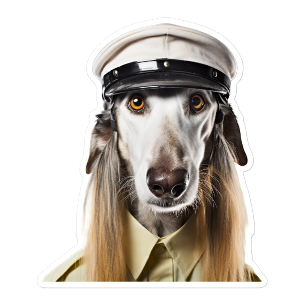 Saluki Transit Operator Sticker - Stickerfy.ai