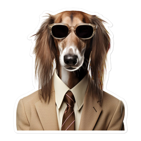 Saluki Sales Consultant Sticker - Stickerfy.ai