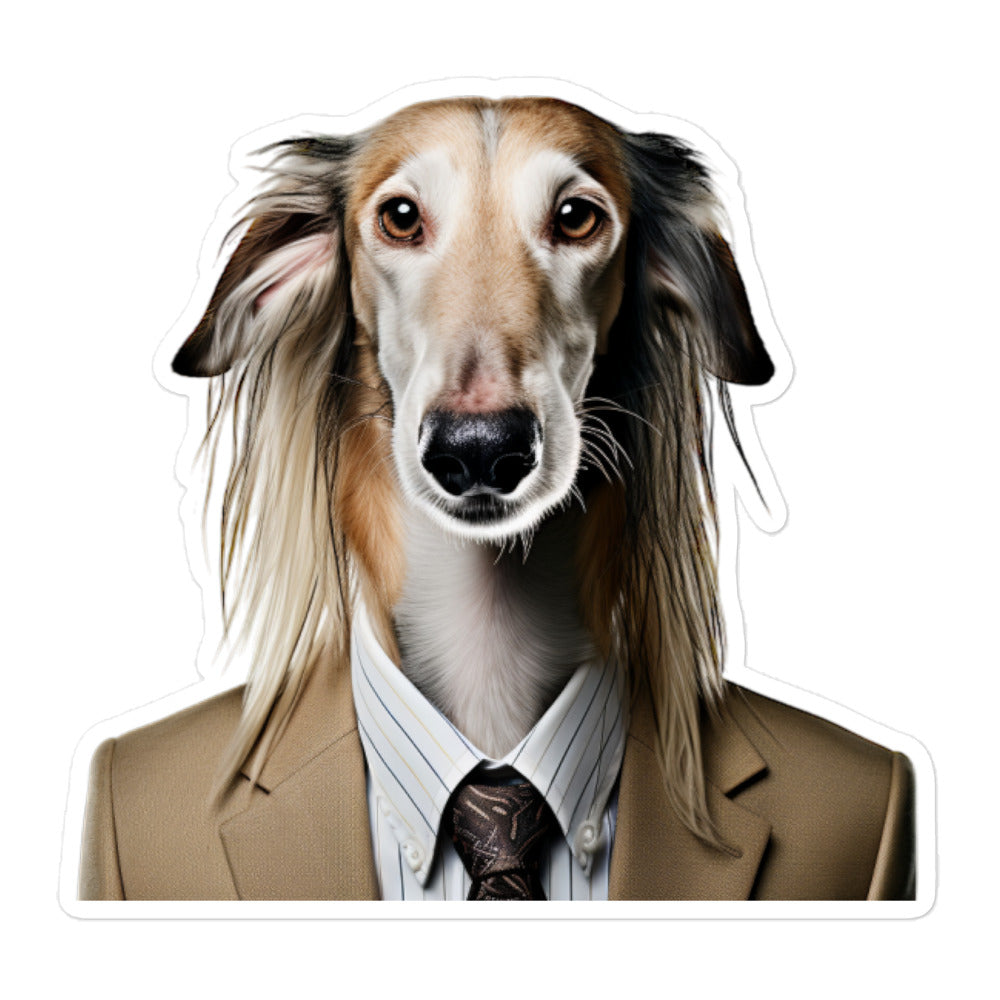 Saluki Sales Consultant Sticker - Stickerfy.ai