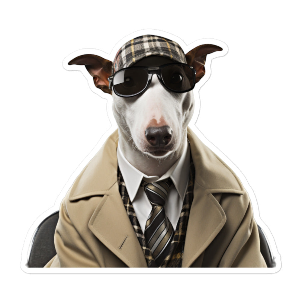 Bull Terrier Transit Operator Sticker - Stickerfy.ai