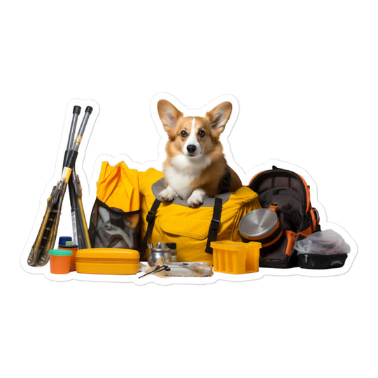 Welsh Corgi Janitor Sticker - Stickerfy.ai