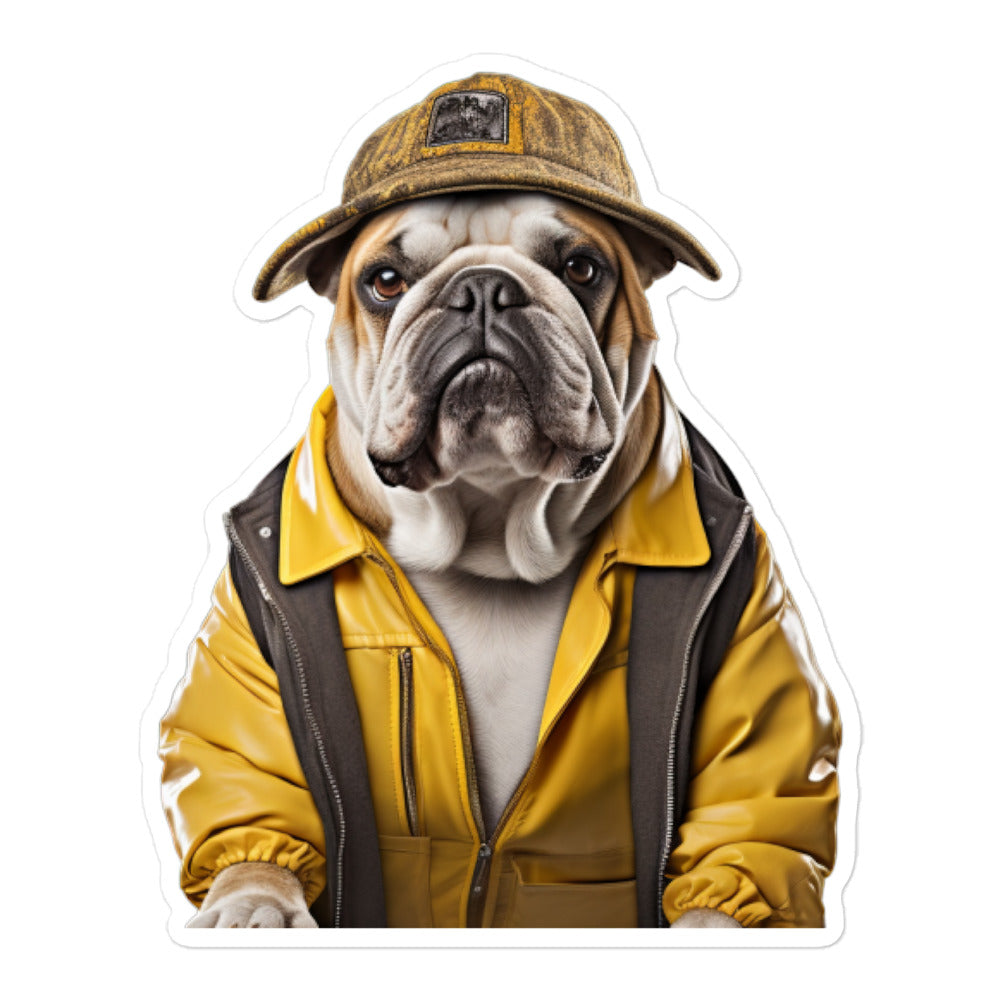 Bulldog Transit Operator Sticker - Stickerfy.ai