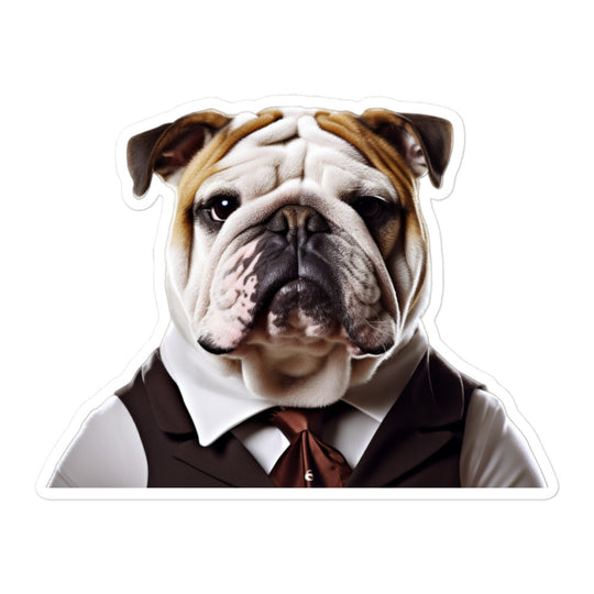 Bulldog Hotel Staff Sticker - Stickerfy.ai