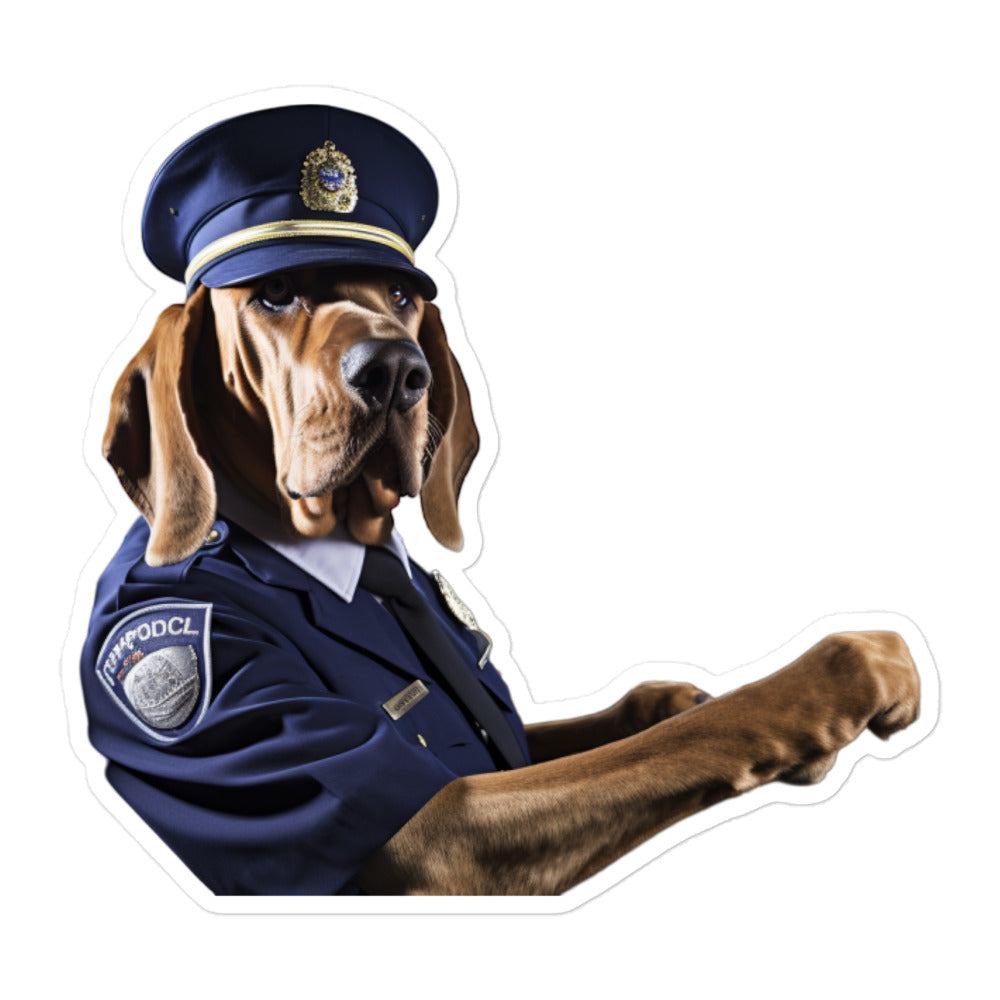 Bloodhound Transit Operator Sticker - Stickerfy.ai