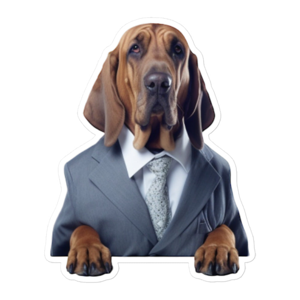 Bloodhound Pharmacist Sticker - Stickerfy.ai