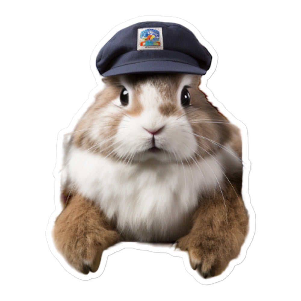 Jersey Wooly Transit Operator Bunny Sticker - Stickerfy.ai