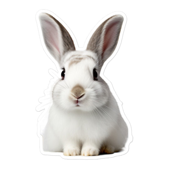 Britannia Petite Knowledgeable Pharmacist Bunny Sticker - Stickerfy.ai