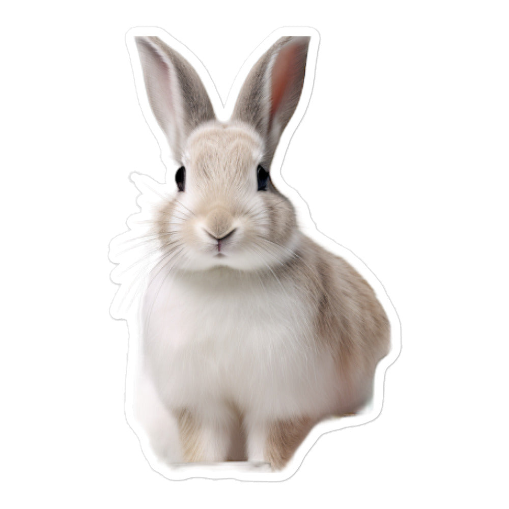 Britannia Petite Knowledgeable Pharmacist Bunny Sticker - Stickerfy.ai