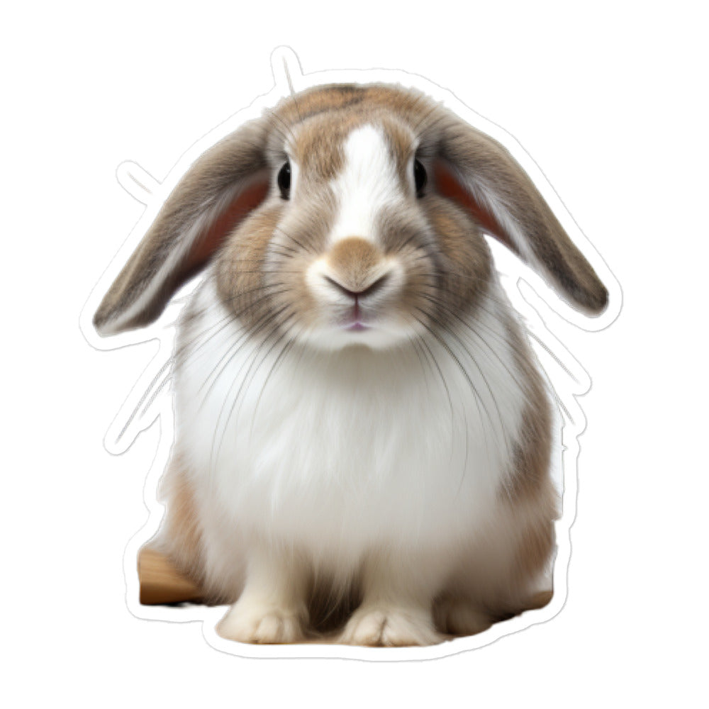 American Fuzzy Lop Knowledgeable Pharmacist Bunny Sticker - Stickerfy.ai