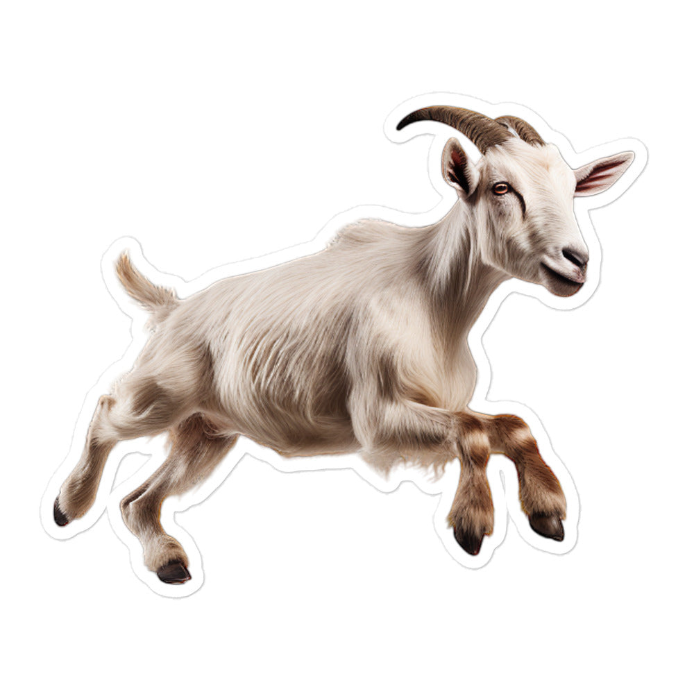 Alpine Goat Sticker - Stickerfy.ai