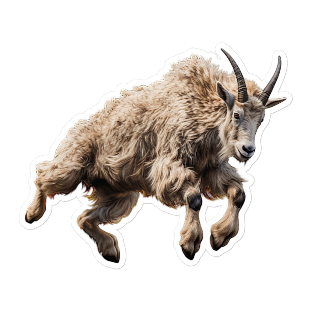 Alpine Goat Sticker - Stickerfy.ai