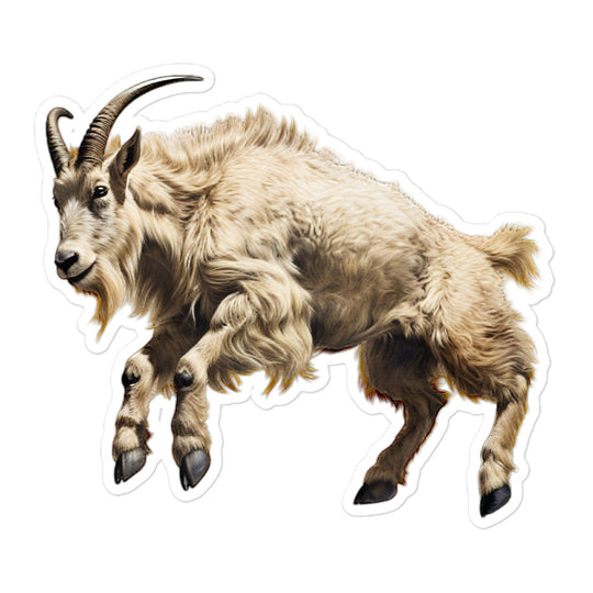 Alpine Goat Sticker - Stickerfy.ai