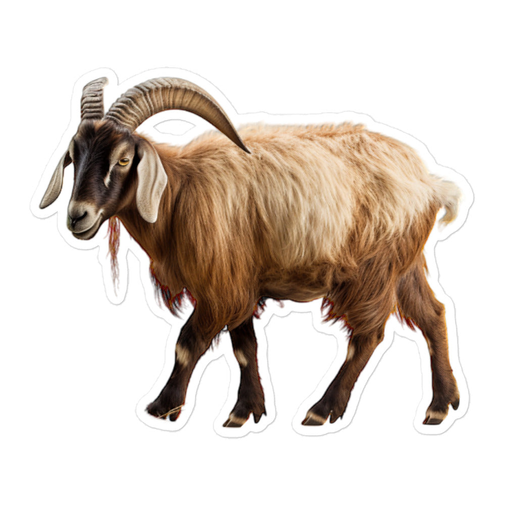 Nubian Goat Sticker - Stickerfy.ai