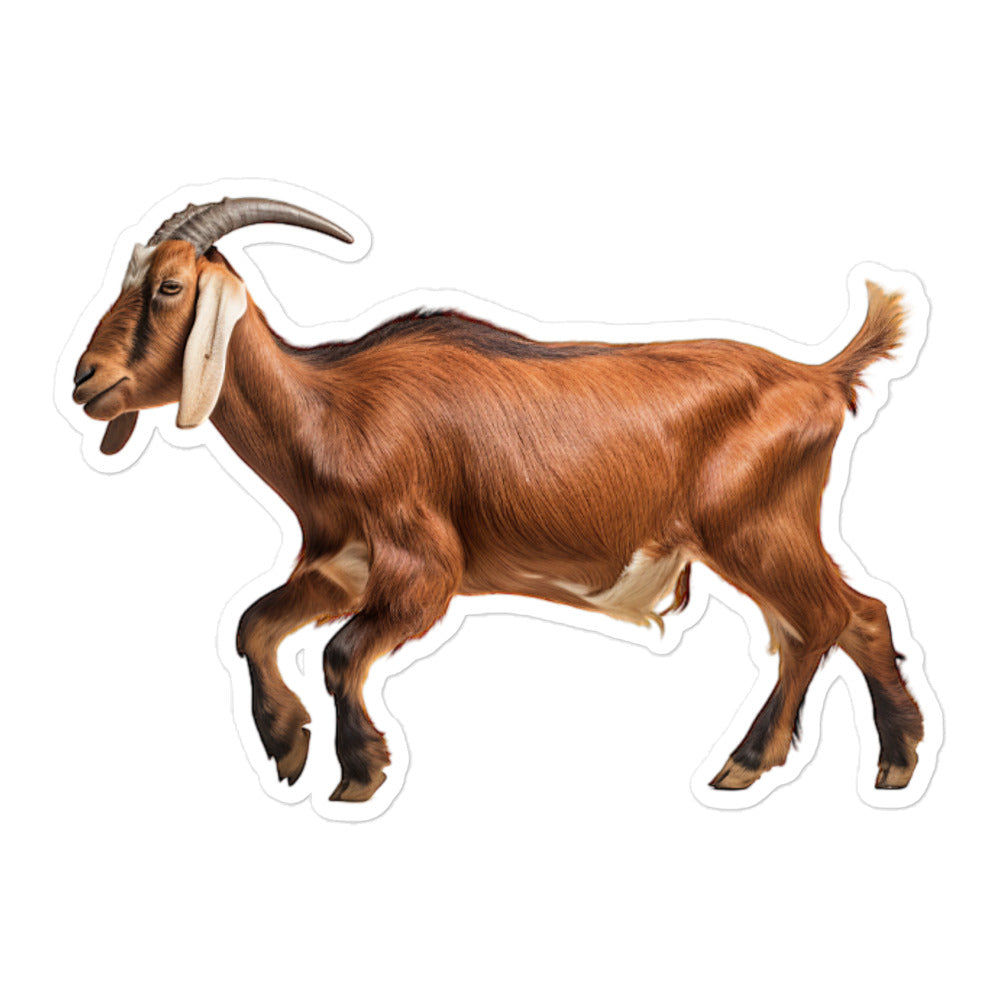 Nubian Goat Sticker - Stickerfy.ai