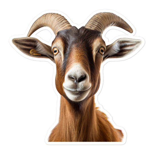 Nubian Goat Sticker - Stickerfy.ai