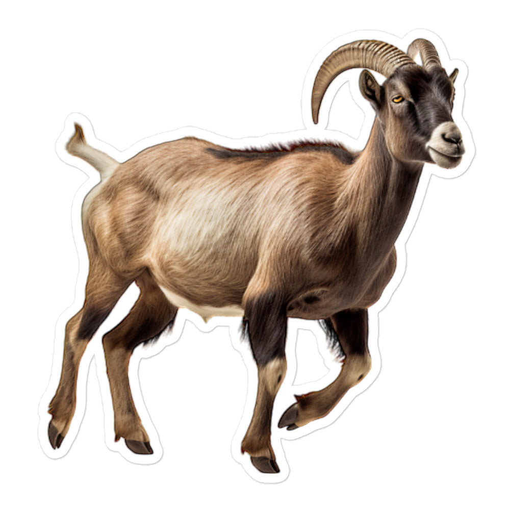 Nubian Goat Sticker - Stickerfy.ai