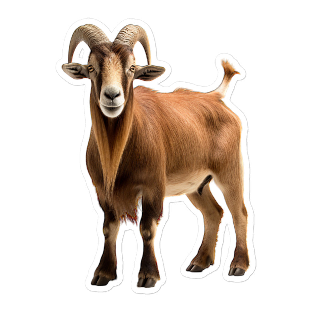 Nubian Goat Sticker - Stickerfy.ai