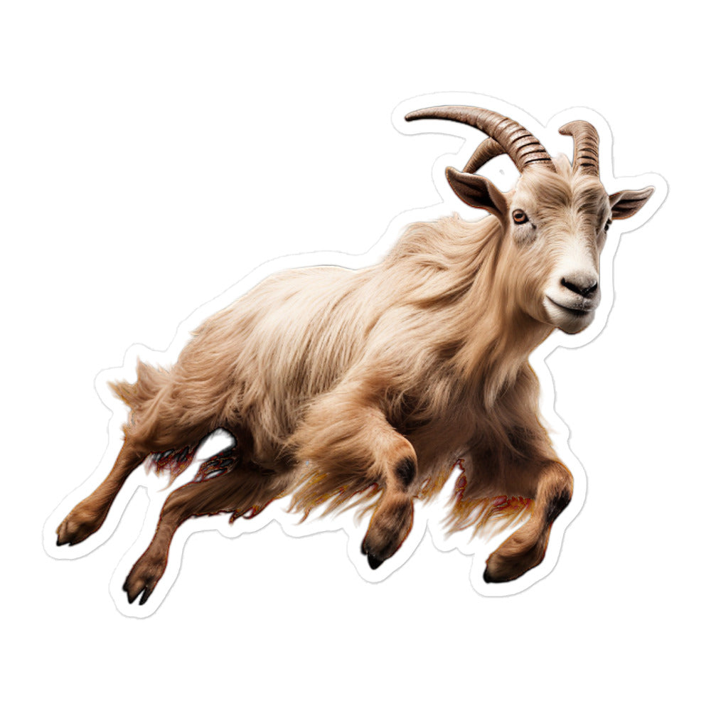 Saanen Goat Sticker - Stickerfy.ai