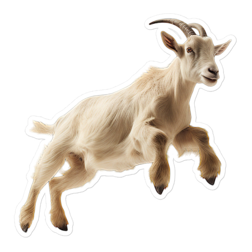 Saanen Goat Sticker - Stickerfy.ai