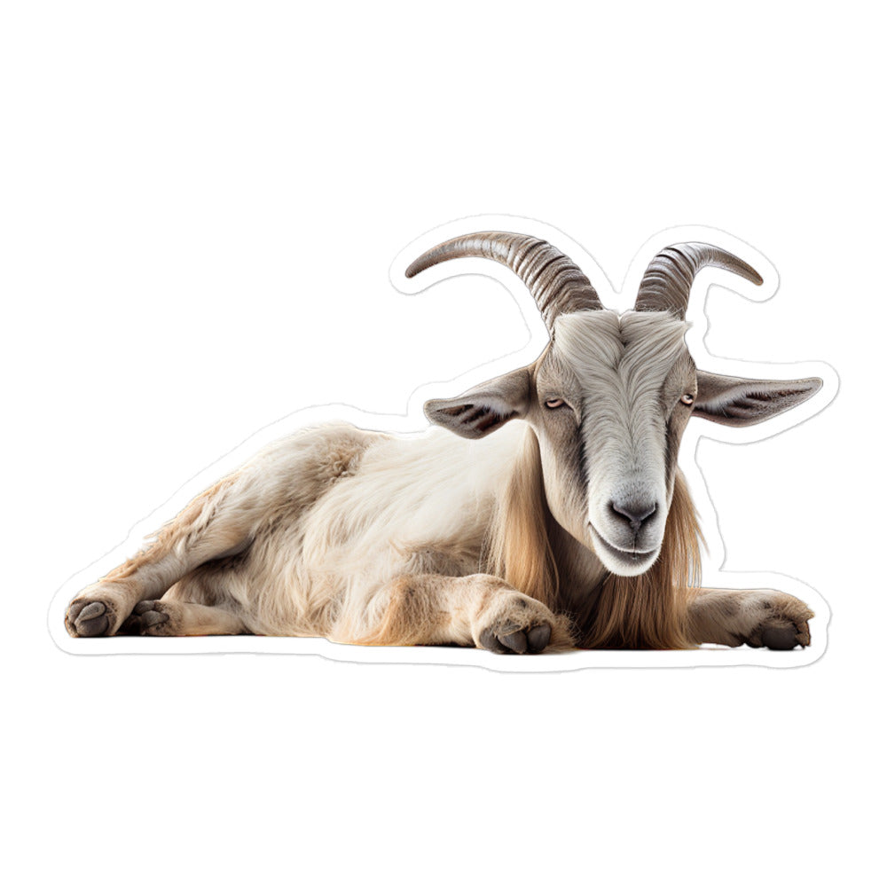 Saanen Goat Sticker - Stickerfy.ai