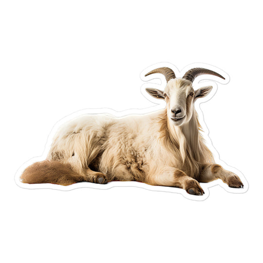 Saanen Goat Sticker - Stickerfy.ai