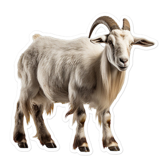 Saanen Goat Sticker - Stickerfy.ai