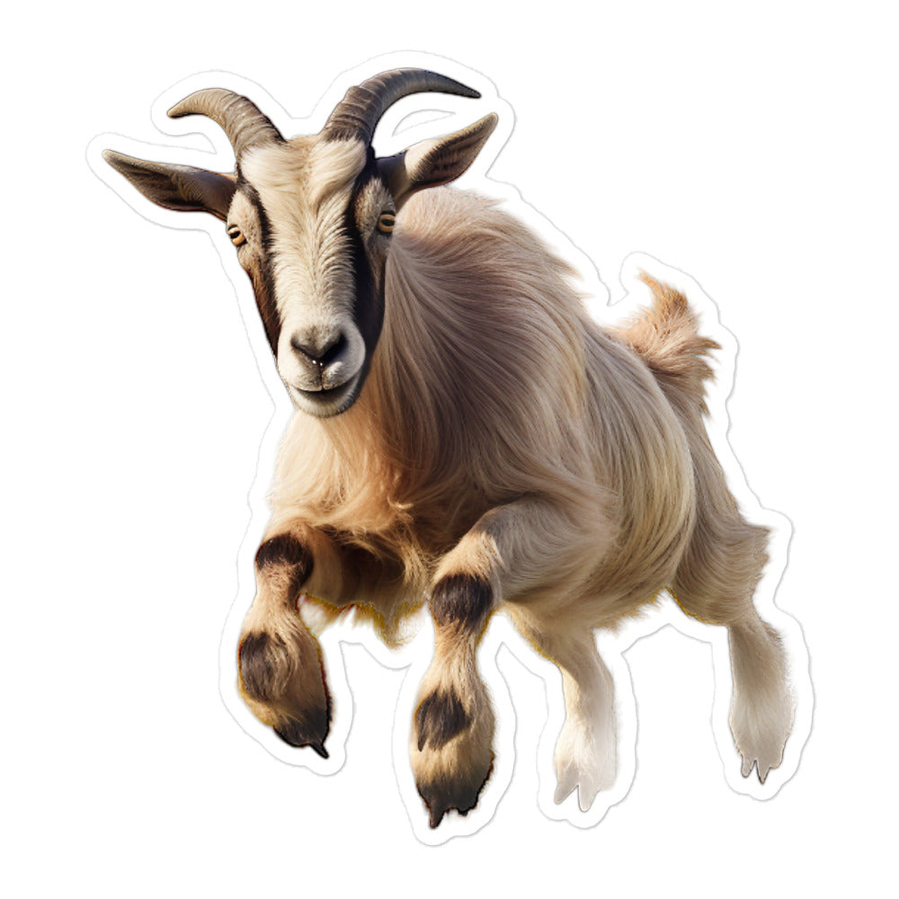 LaMancha Goat Sticker - Stickerfy.ai