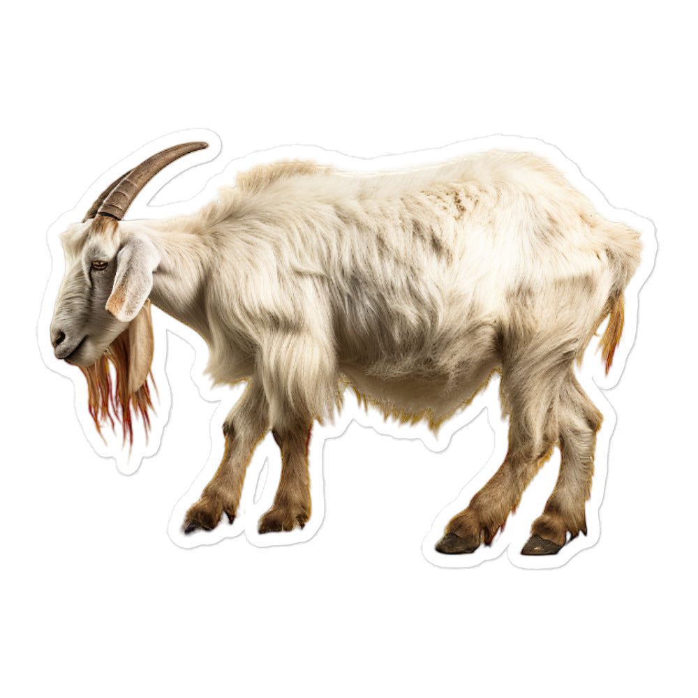 LaMancha Goat Sticker - Stickerfy.ai