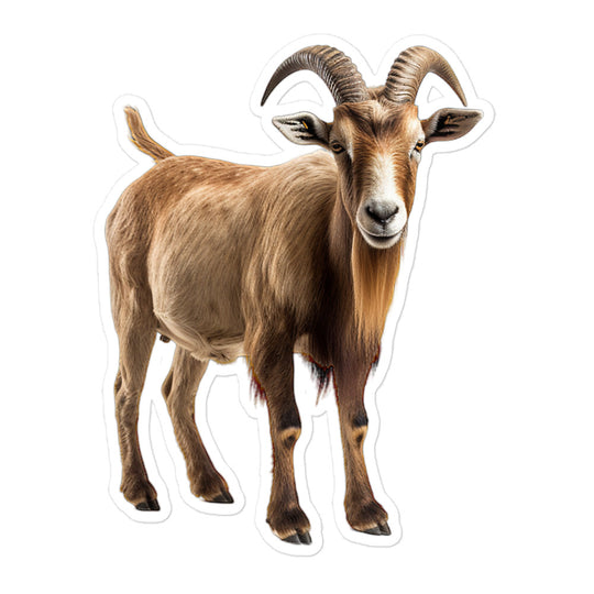 LaMancha Goat Sticker - Stickerfy.ai