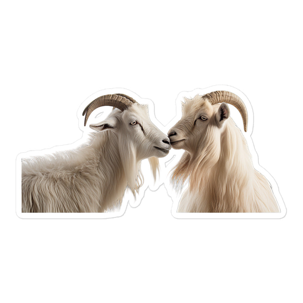 LaMancha Goat Sticker - Stickerfy.ai