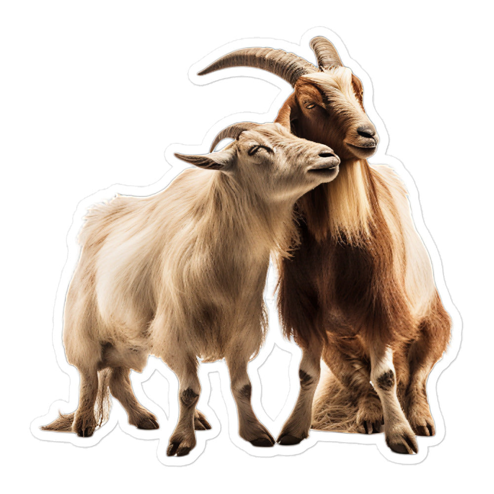 LaMancha Goat Sticker - Stickerfy.ai