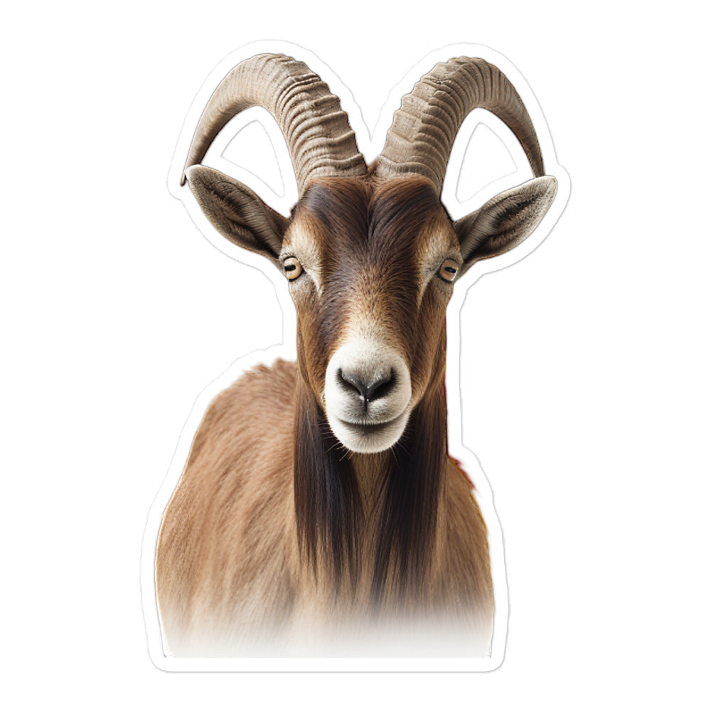 Toggenburg Goat Sticker - Stickerfy.ai