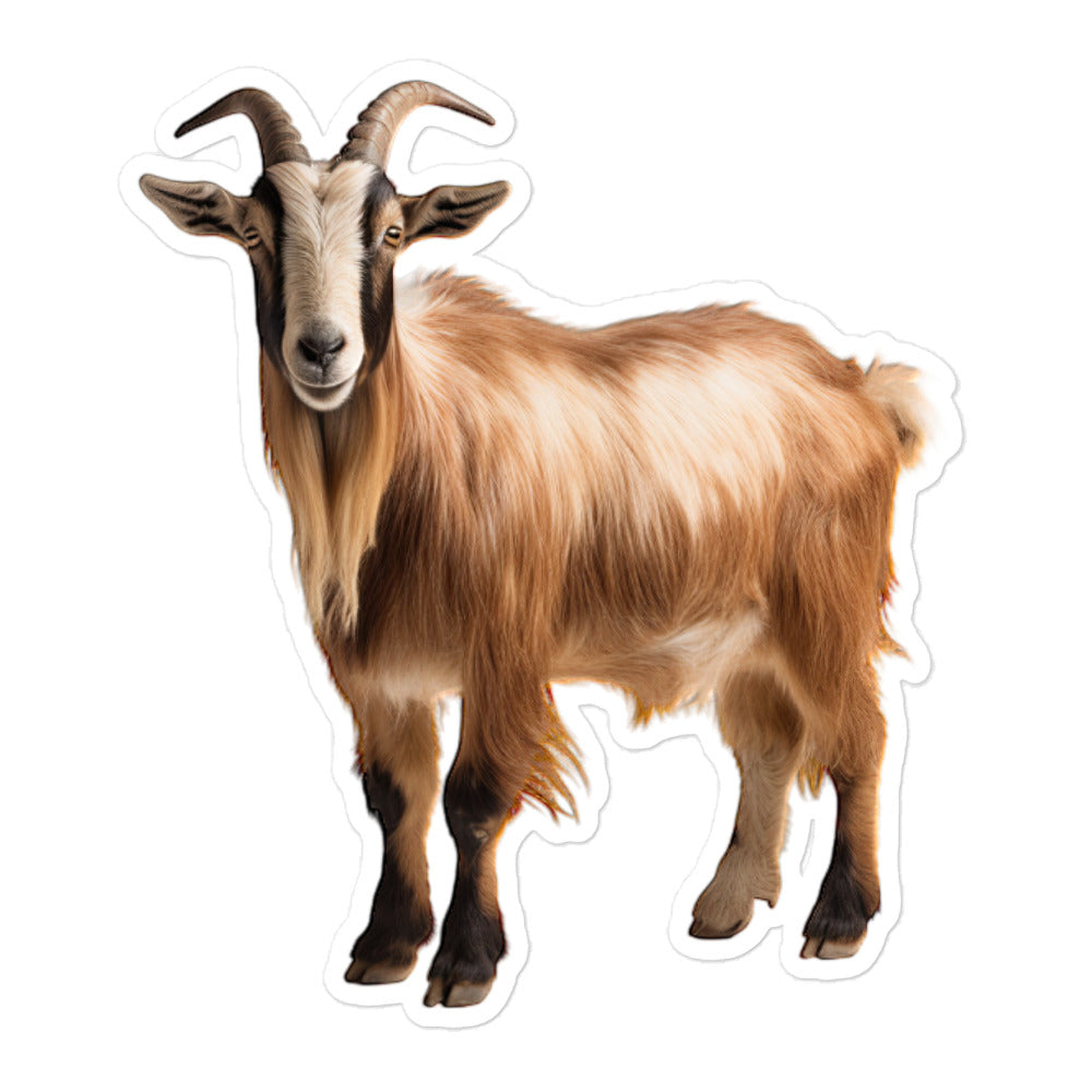 Oberhasli Goat Sticker - Stickerfy.ai