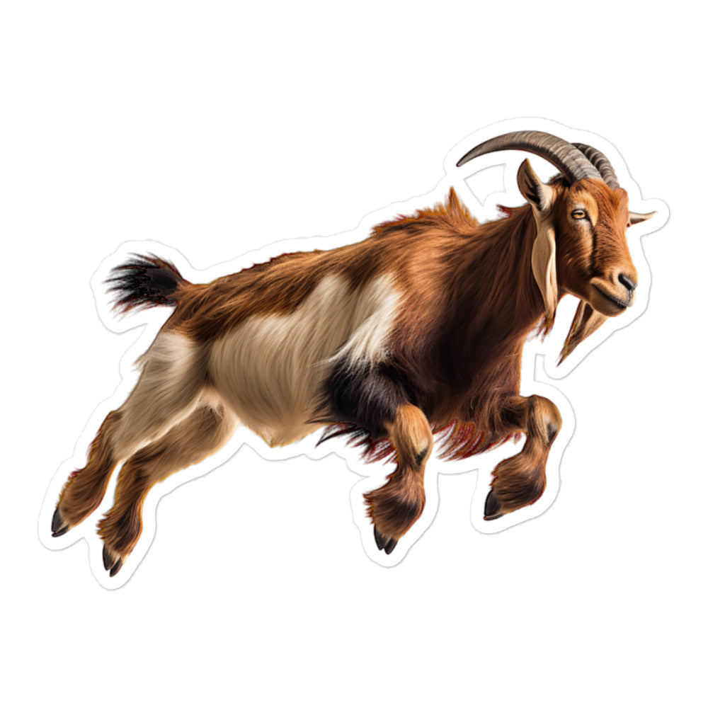 Oberhasli Goat Sticker - Stickerfy.ai