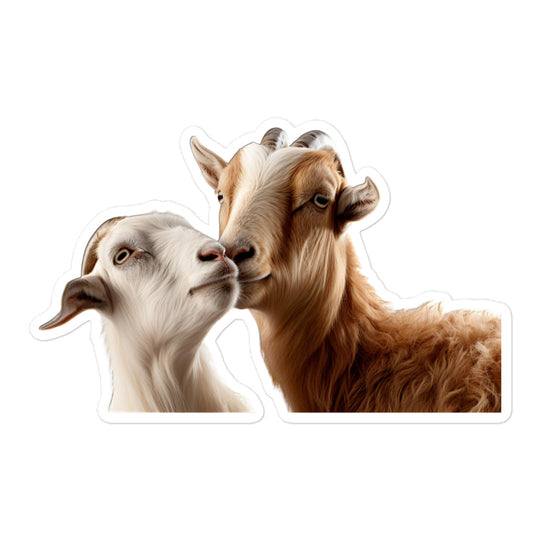 Oberhasli Goat Sticker - Stickerfy.ai