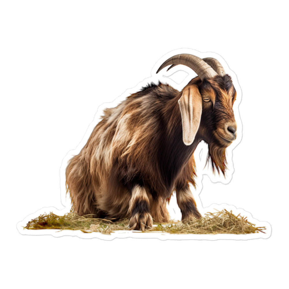 Oberhasli Goat Sticker - Stickerfy.ai