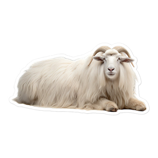 Angora Goat Sticker - Stickerfy.ai