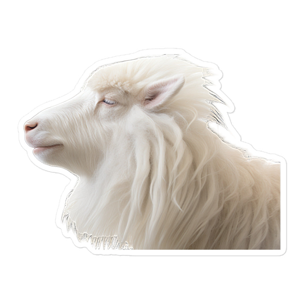 Angora Goat Sticker - Stickerfy.ai
