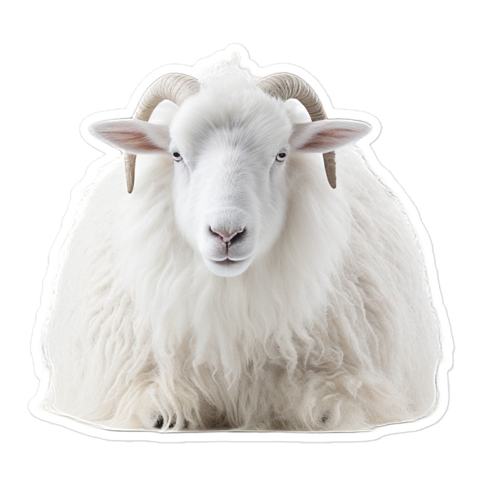 Angora Goat Sticker - Stickerfy.ai
