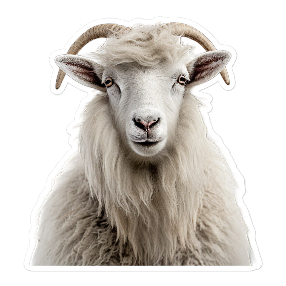 Angora Goat Sticker - Stickerfy.ai