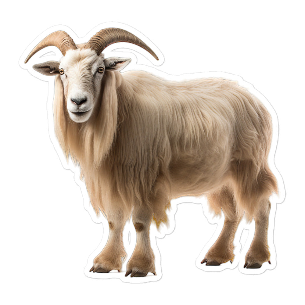 Cashmere Goat Sticker - Stickerfy.ai