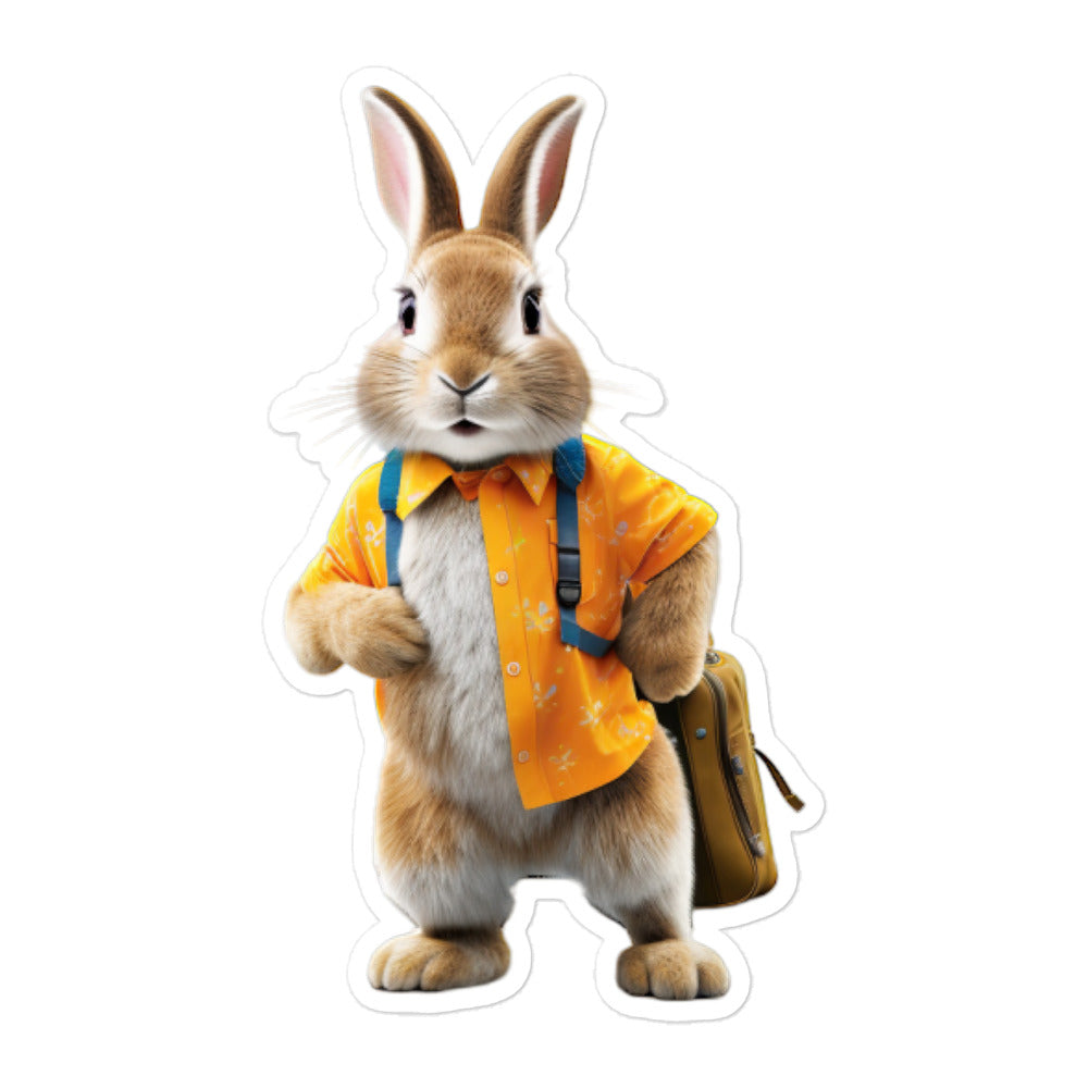 Beveren Transit Operator Bunny Sticker - Stickerfy.ai