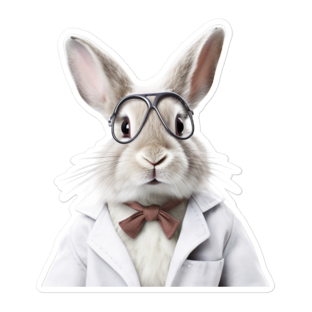 Beveren Compassionate Doctor Bunny Sticker - Stickerfy.ai