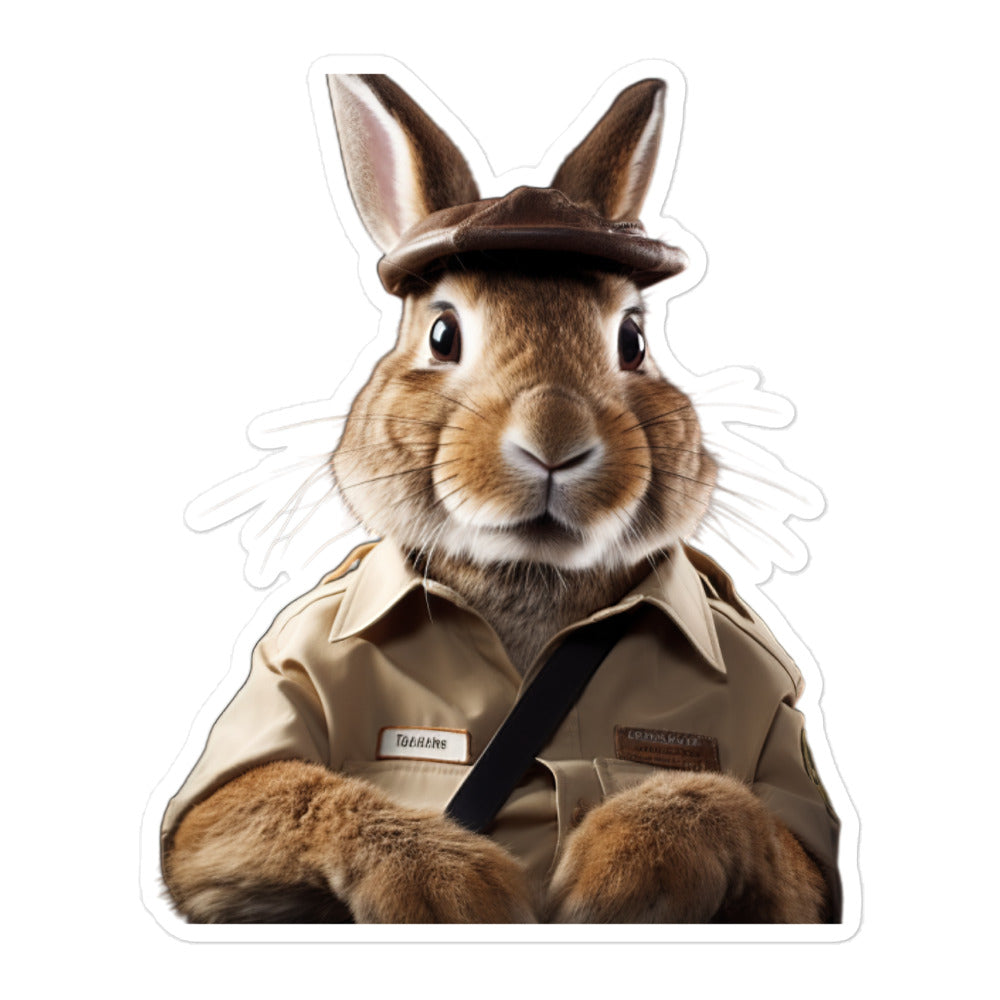 Californian Transit Operator Bunny Sticker - Stickerfy.ai