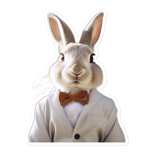 Californian Welcoming Hotel Bunny Sticker - Stickerfy.ai